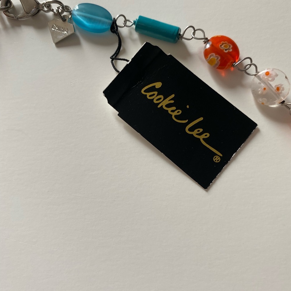 Cookie Lee Necklace Hand Blown Art Glass - Picture 9 of 9